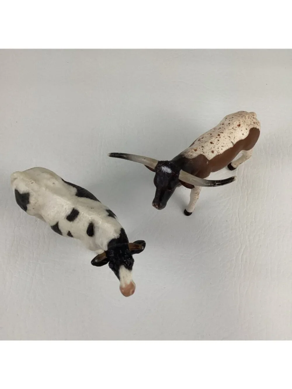 Terra By Battat Holstein Cow Longhorn Steer Lifelike Animal Toy Farm Figure Lot